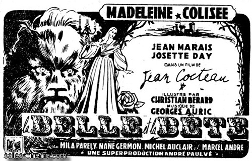 La Belle et la bête de Jean Cocteau