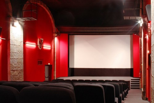 Intérieur de la salle de cinéma de Cancale