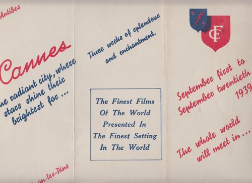 L'invitation de Cannes 1939 par Marco de Gastyne