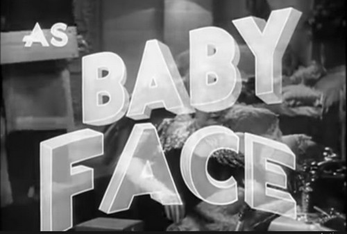 Baby face de Alfred E. Green avec Barbara Stanwyck