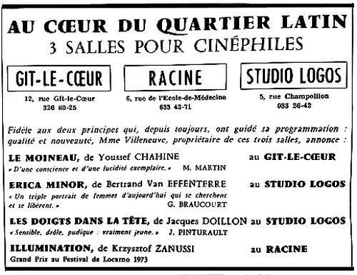 Cinéma Studio Gît-le-Cœur à Paris