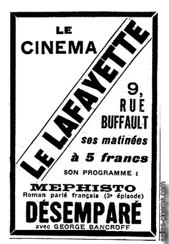 Cinéma Le Lafayette à Paris