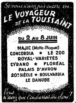Le Voyageur de la Toussaint de Louis Daquin